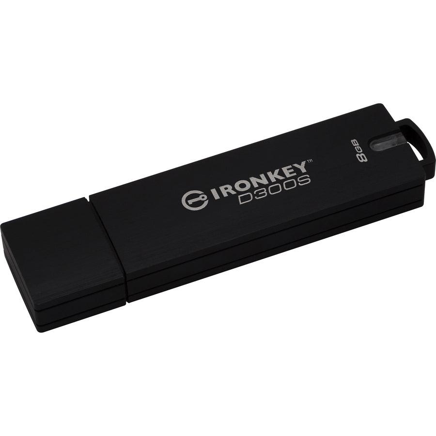Kingston Technology D300S Usb Flash Drive 8 Gb Usb Type-A 3.2 Gen 1 (3.1 Gen 1) Black