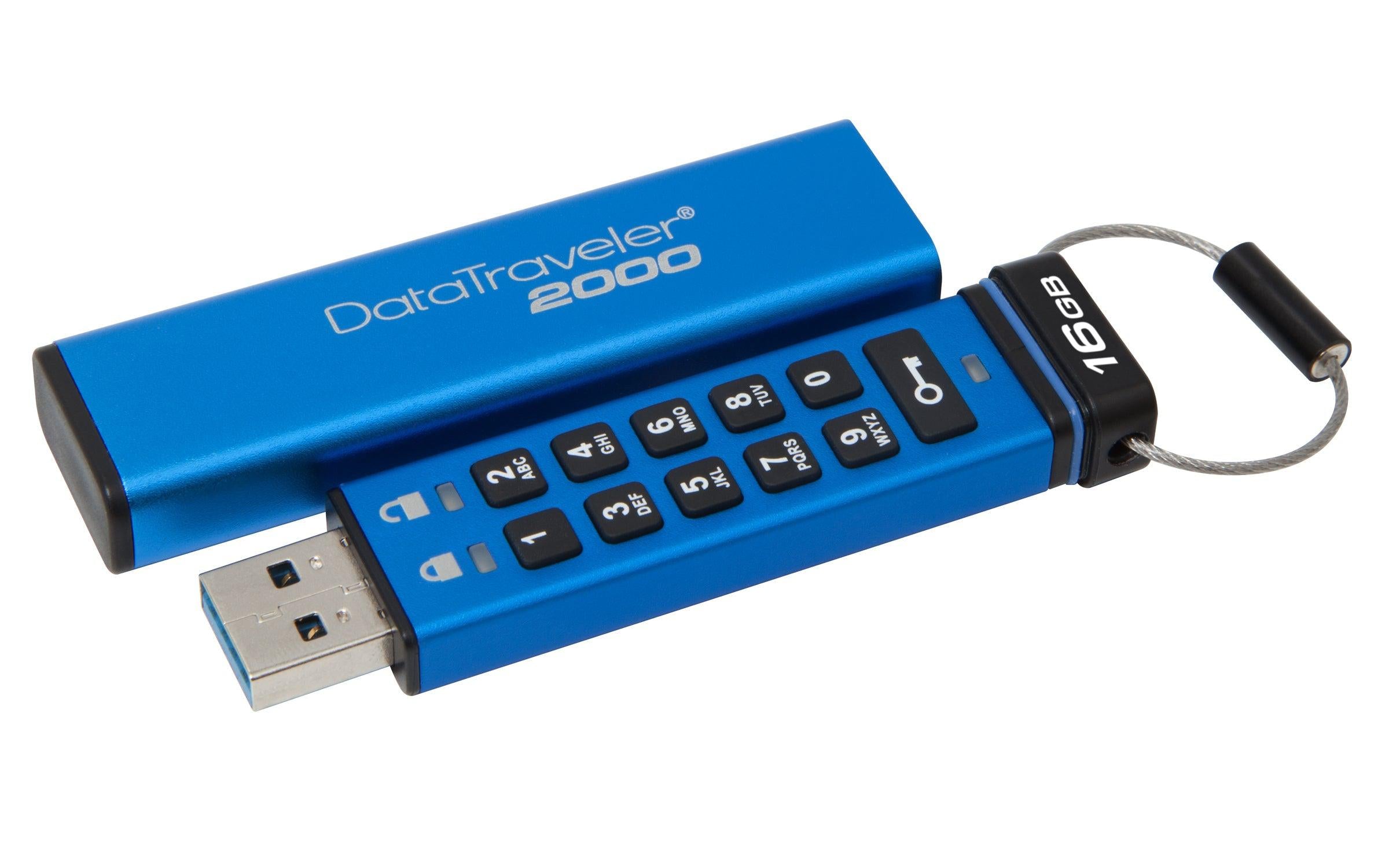 Kingston Technology Datatraveler 2000 16Gb Usb Flash Drive Usb Type-A 3.2 Gen 1 (3.1 Gen 1) Blue