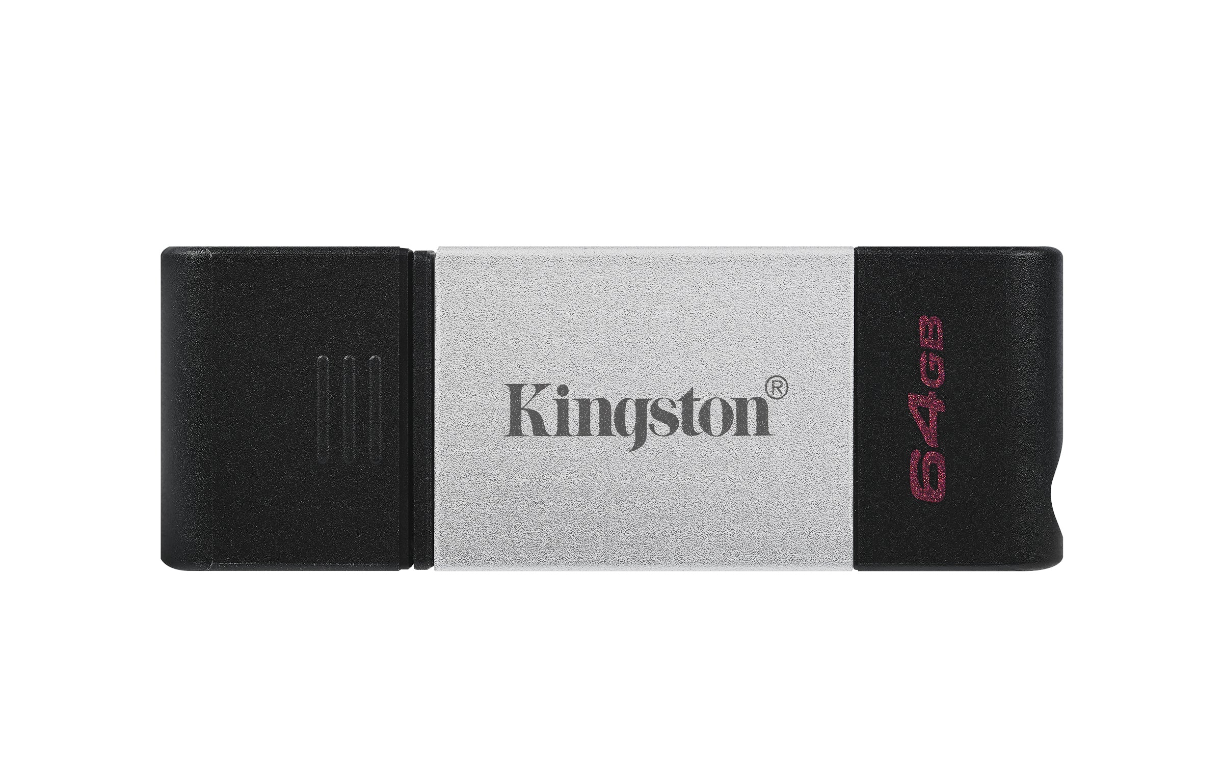 Kingston Technology Datatraveler 80 Usb Flash Drive 64 Gb Usb Type-C 3.2 Gen 1 (3.1 Gen 1) Black, Silver