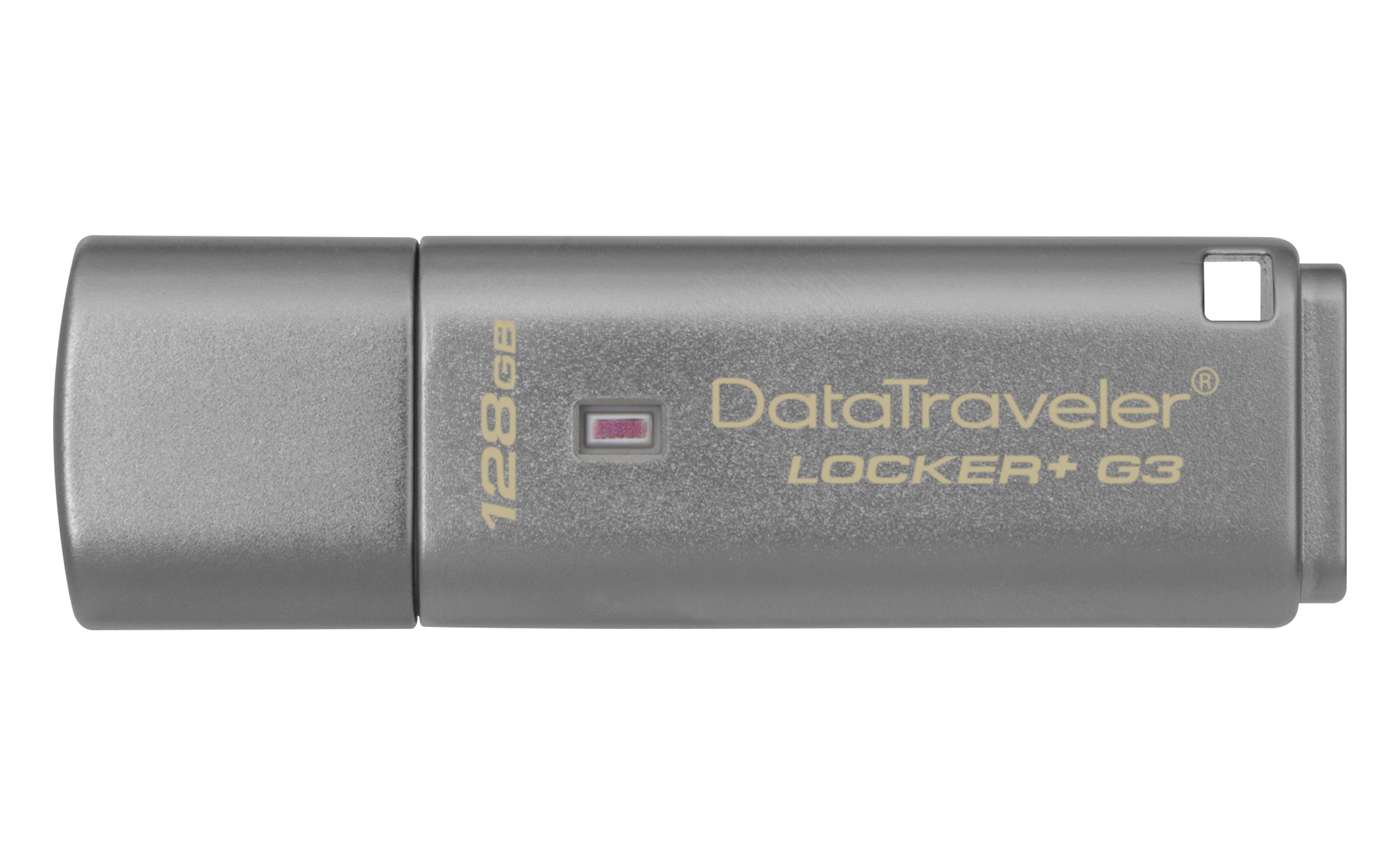 Kingston Technology Datatraveler Locker+ G3 Usb Flash Drive 128 Gb Usb Type-A 3.2 Gen 1 (3.1 Gen 1) Silver