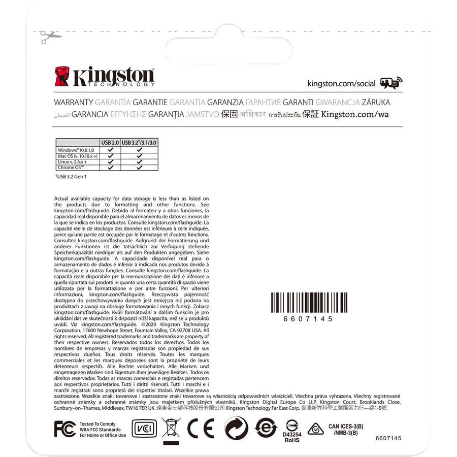 Kingston Technology Datatraveler 70 Usb Flash Drive 32 Gb Usb Type-C 3.2 Gen 1 (3.1 Gen 1) Black