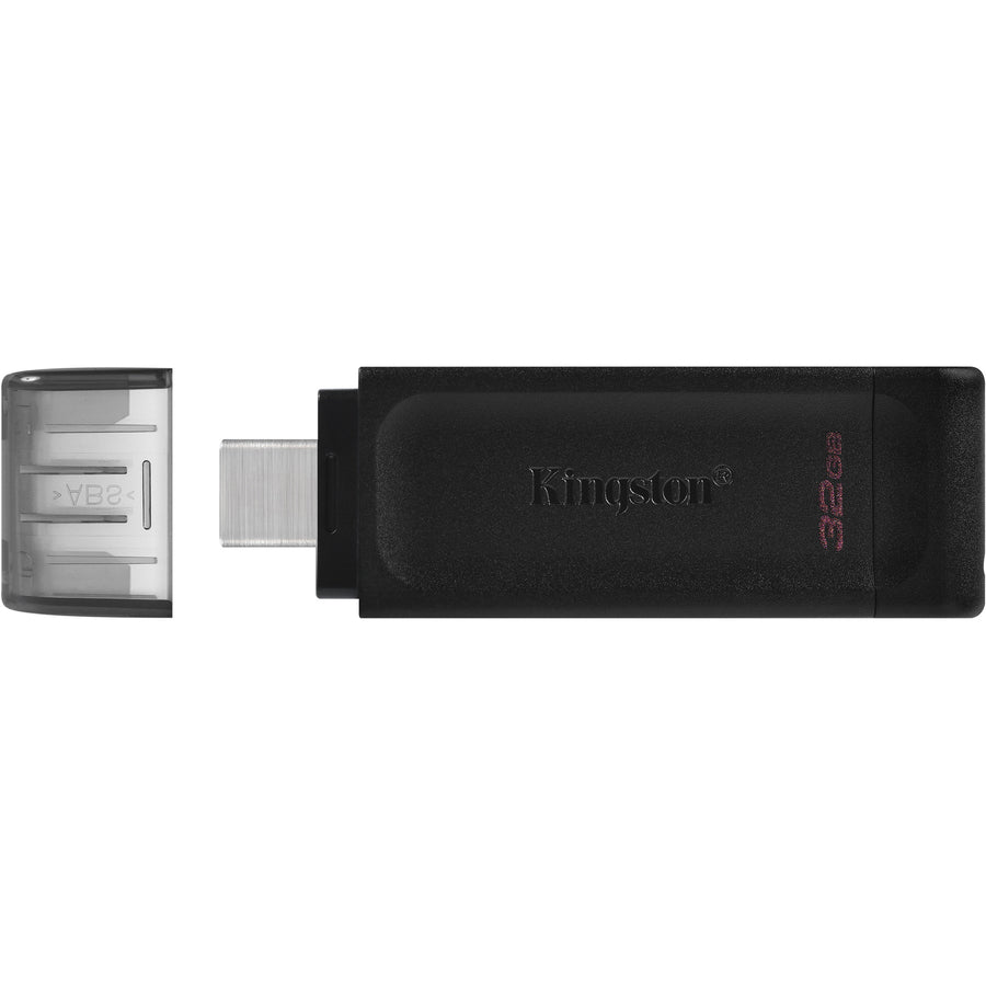 Kingston Technology Datatraveler 70 Usb Flash Drive 32 Gb Usb Type-C 3.2 Gen 1 (3.1 Gen 1) Black