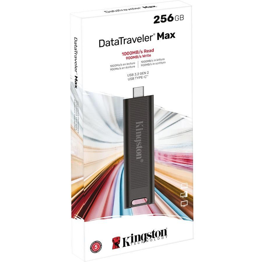 Kingston Technology Datatraveler Max Usb Flash Drive 256 Gb Usb Type-C 3.2 Gen 2 (3.1 Gen 2) Black