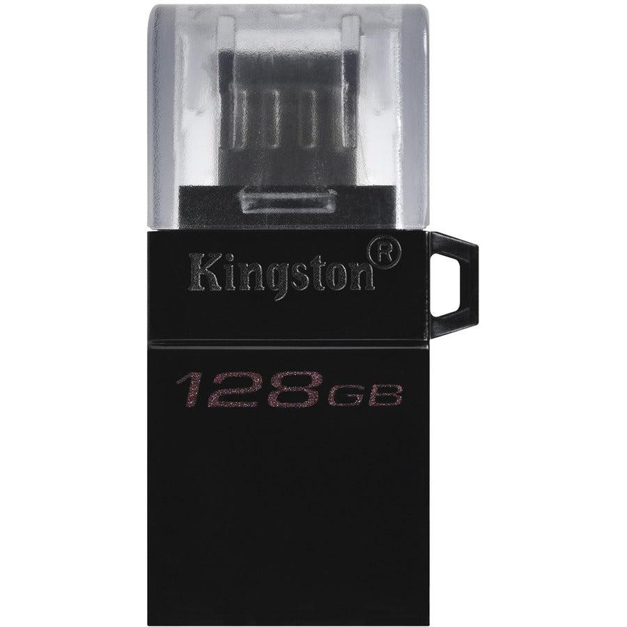 Kingston Technology Datatraveler Microduo3 G2 Usb Flash Drive 128 Gb Usb Type-A / Micro-Usb 3.2 Gen 1 (3.1 Gen 1) Black