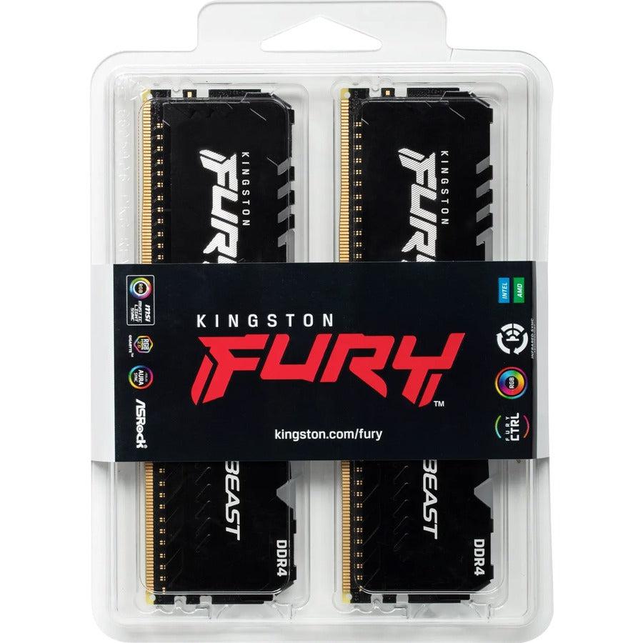 Kingston Technology Fury Beast Rgb Memory Module 32 Gb 2 X 16 Gb Ddr4 3000 Mhz
