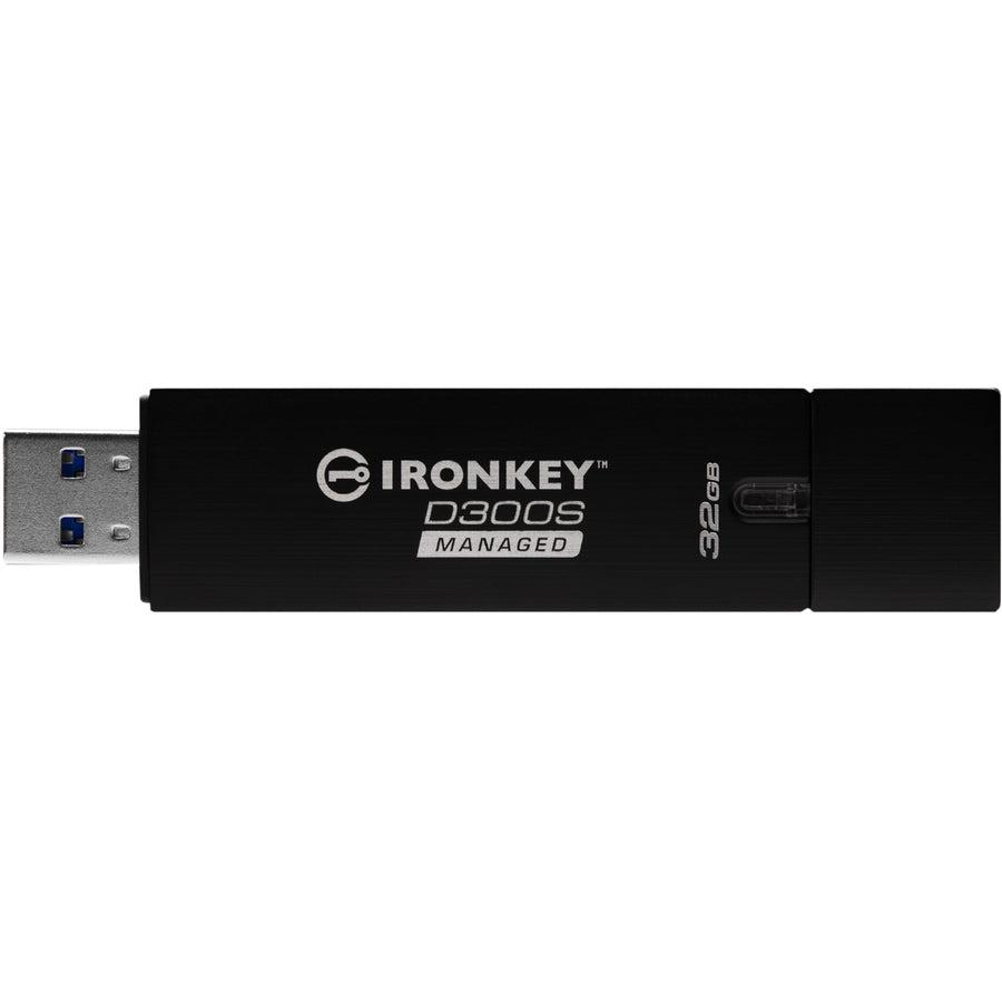 Kingston Technology Ironkey D300 Usb Flash Drive 32 Gb Usb Type-A 3.2 Gen 1 (3.1 Gen 1) Black