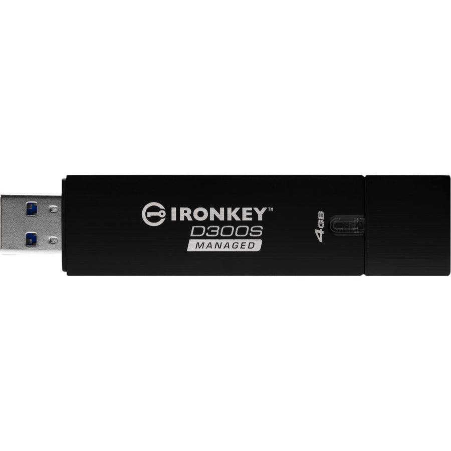 Kingston Technology Ironkey D300 Usb Flash Drive 4 Gb Usb Type-A 3.2 Gen 1 (3.1 Gen 1) Black