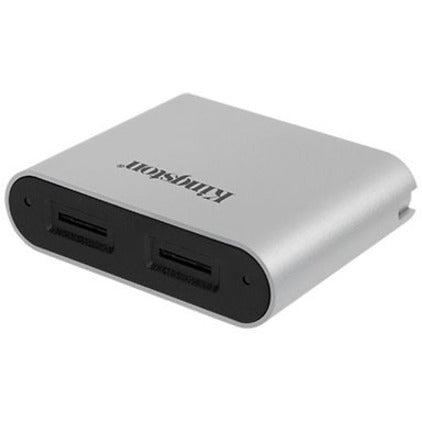 Kingston Technology Workflow Microsd Reader Card Reader Usb 3.2 Gen 1 (3.1 Gen 1) Type-C Black, Silver