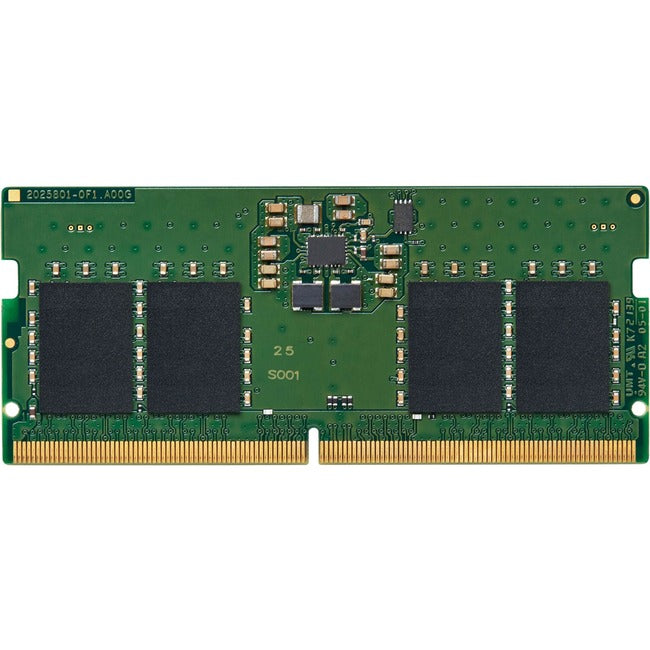 Kingston Valueram - Ddr5 - Module - 8 Gb - So-Dimm 262-Pin - 4800 Mhz / Pc5-38400 - Cl40 - 1.1 V - Unbuffered - On-Die Ecc