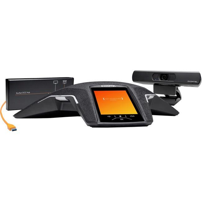 Konftel C20800 Hybrid (US) - Room type: Small to Large - 4K Ultra HD - 123&deg; field of view - One Cable Connection Hub - USB - OmniSound&reg; lifelike audio 854201088