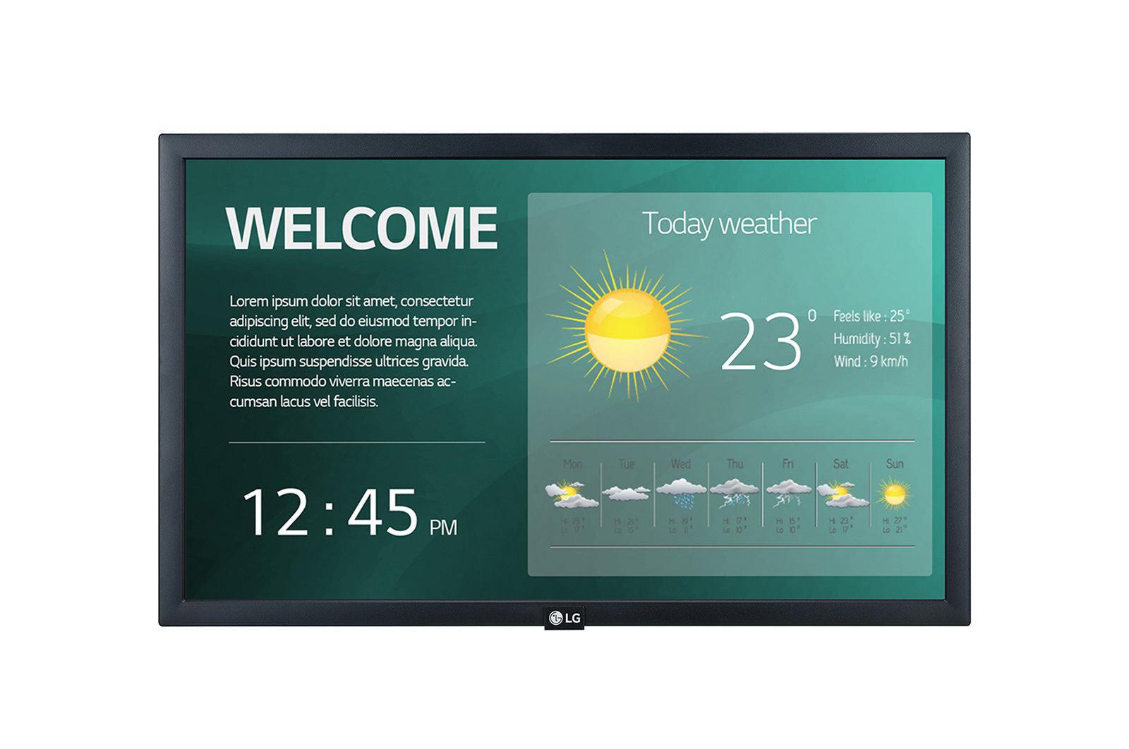 LG 22SM3G-B 22-Inch FHD Digital Signage Display