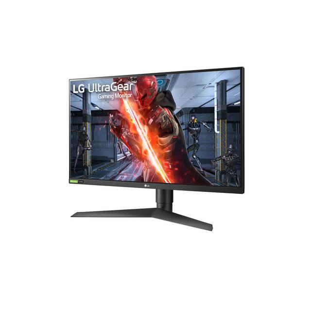 Lg 27Gn75B-B 27 Inch 1,000:1 1Ms Hdr10 Ips Fhd Hdmi/Displayport/Usb3.0 Gaming Monitor (Black/Red Deco)