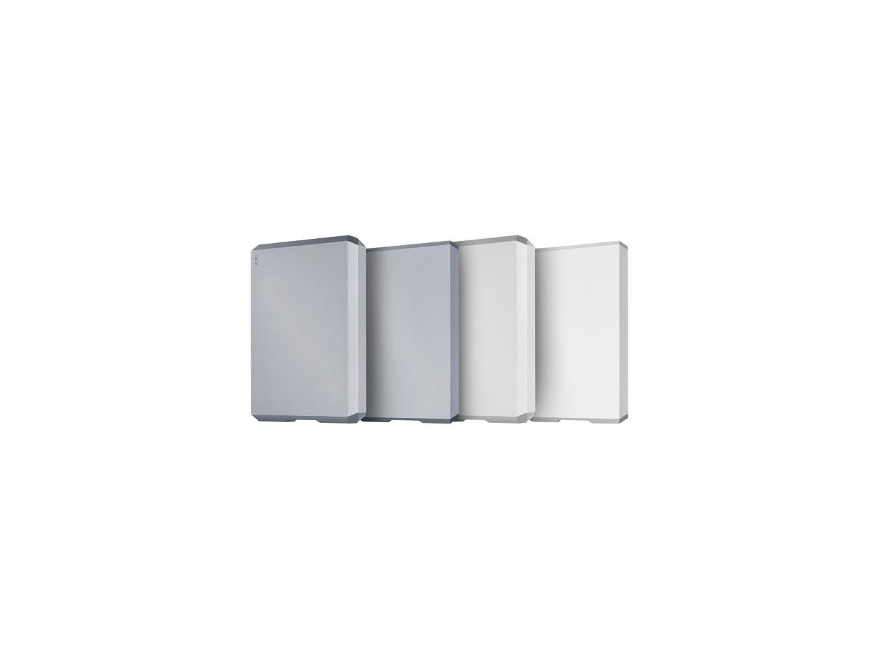 Lacie Mobile Drive 1Tb External Hard Drive Hdd - Moon Silver Usb-C Usb 3.0, For Mac And Pc Computer Desktop Workstation Laptop (Sthg1000400)