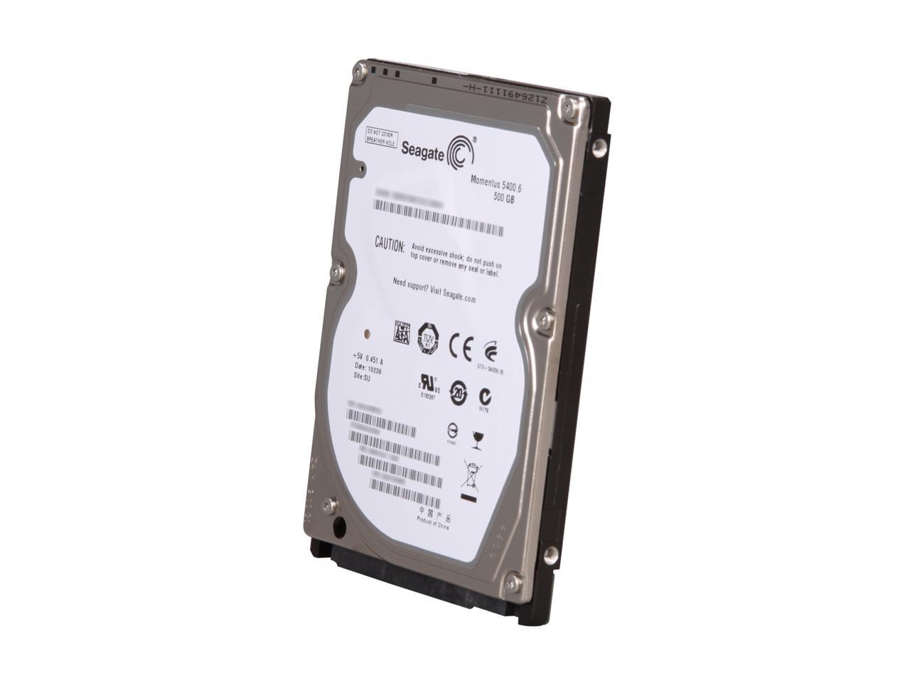Laptop Hard Drive - Seagate Momentus 5400.6 500GB SATA | TechSoft ST9500325AS