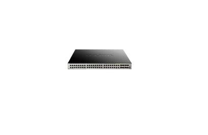 Layer 3 Stackable Managed Gigabit PoE Switch - 52-Port Enterprise Network | D-Link DGS-3630-52PC/SI