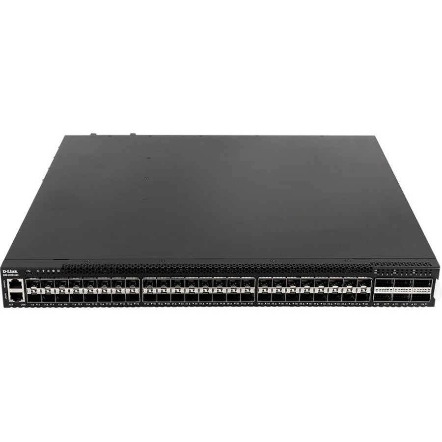 Layer 3 Stackable Switch 54-Port - D-Link DXS-3610-54S 48x 10G SFP+ 6x 100G QSFP28 Data Center | TecISoft DXS-3610-54S/SI