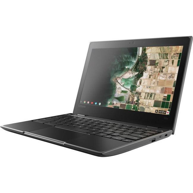 Lenovo 100e Chromebook 2nd Gen 81MA003BUS 11.6 Chromebook - HD - Intel Celeron N4120 - 8 GB - 32 GB Flash Memory - English Keyboard - Black"