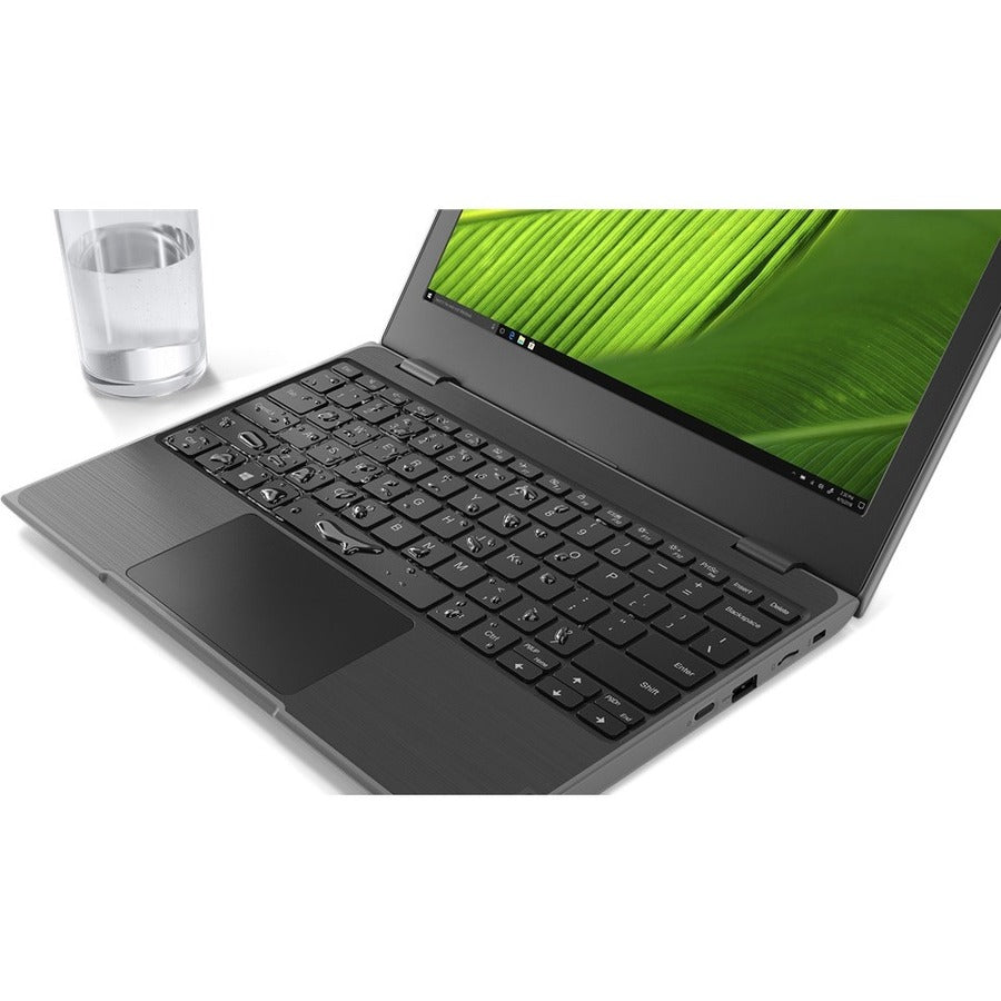 Lenovo 100e Windows 2nd Gen 81M8007VUS 11.6 Netbook - HD - Intel Celeron N4020 - 4 GB - 128 GB SSD - English Keyboard - Black"
