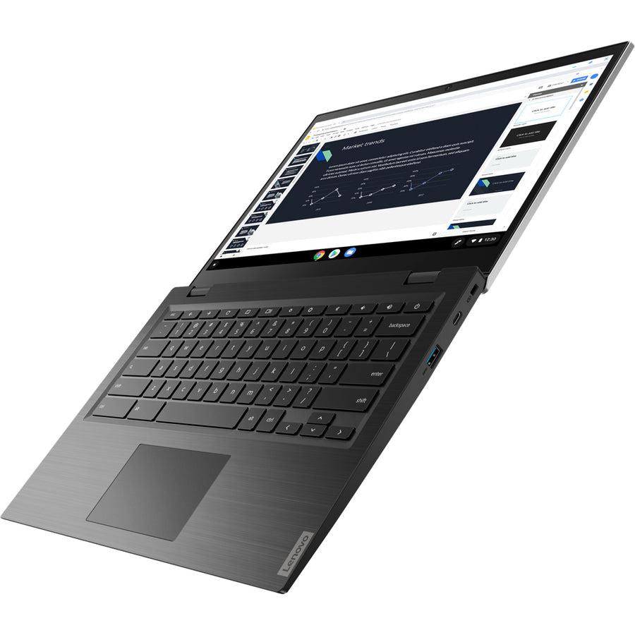 Lenovo 14E Chromebook 35.6 Cm (14") Full Hd Amd A4 4 Gb Ddr4-Sdram 32 Gb Emmc Wi-Fi 5 (802.11Ac) Chrome Os Grey