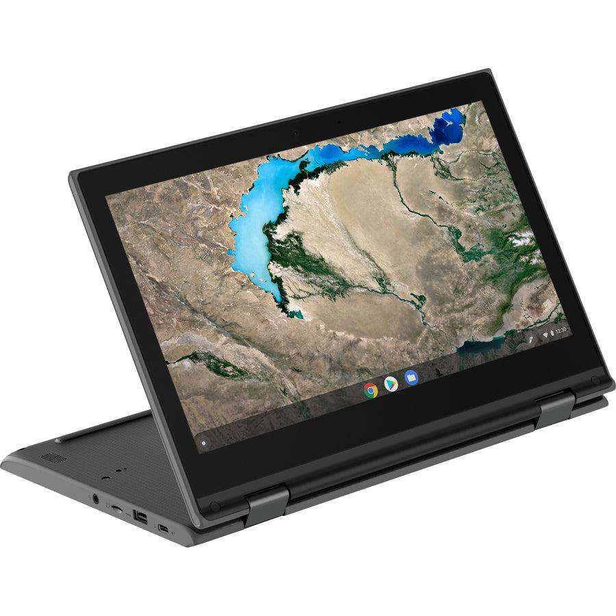 Lenovo 300E Chromebook 29.5 Cm (11.6") Touchscreen Hd Intel® Celeron® N 4 Gb Lpddr4-Sdram 32 Gb Emmc Wi-Fi 5 (802.11Ac) Chrome Os Black