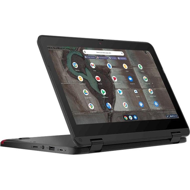 Lenovo 500E Chromebook 29.5 Cm (11.6") Touchscreen Hd Intel® Celeron® N 4 Gb Lpddr4X-Sdram 32 Gb Emmc Wi-Fi 6 (802.11Ax) Chrome Os Grey 82Jb0000Us
