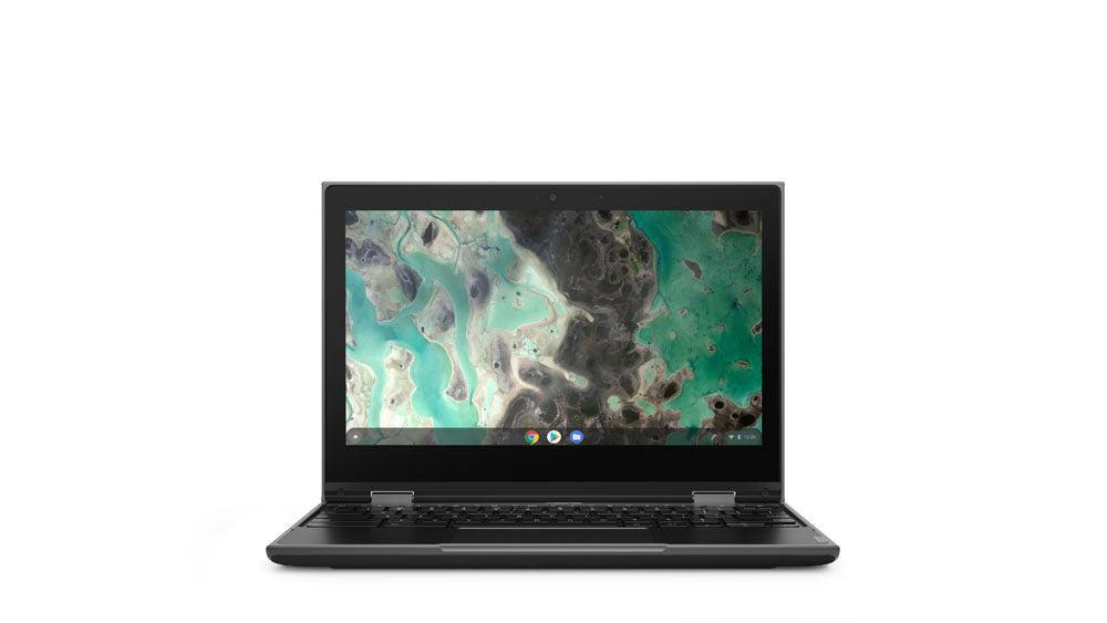 Lenovo 500E Chromebook 29.5 Cm (11.6") Touchscreen Hd Intel® Celeron® N 8 Gb Lpddr4-Sdram 64 Gb Emmc Wi-Fi 5 (802.11Ac) Chrome Os Black