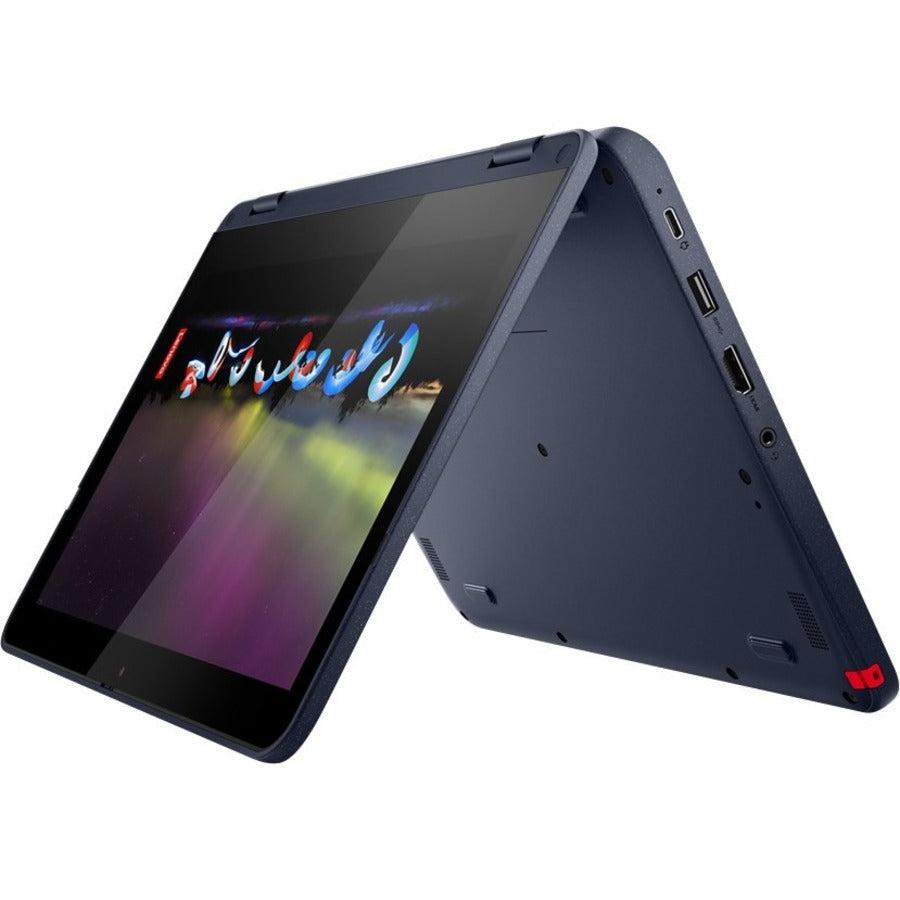 Lenovo 500W Hybrid (2-In-1) 29.5 Cm (11.6") Touchscreen Hd Intel® Celeron® N 4 Gb Lpddr4X-Sdram 64 Gb Emmc Wi-Fi 6 (802.11Ax) Windows 10 Pro Blue
