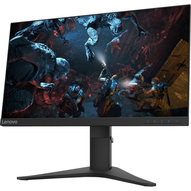Lenovo G25-10 25 Class Full HD Gaming LCD Monitor - 16:9 - Raven Black" 65FEGCC2US
