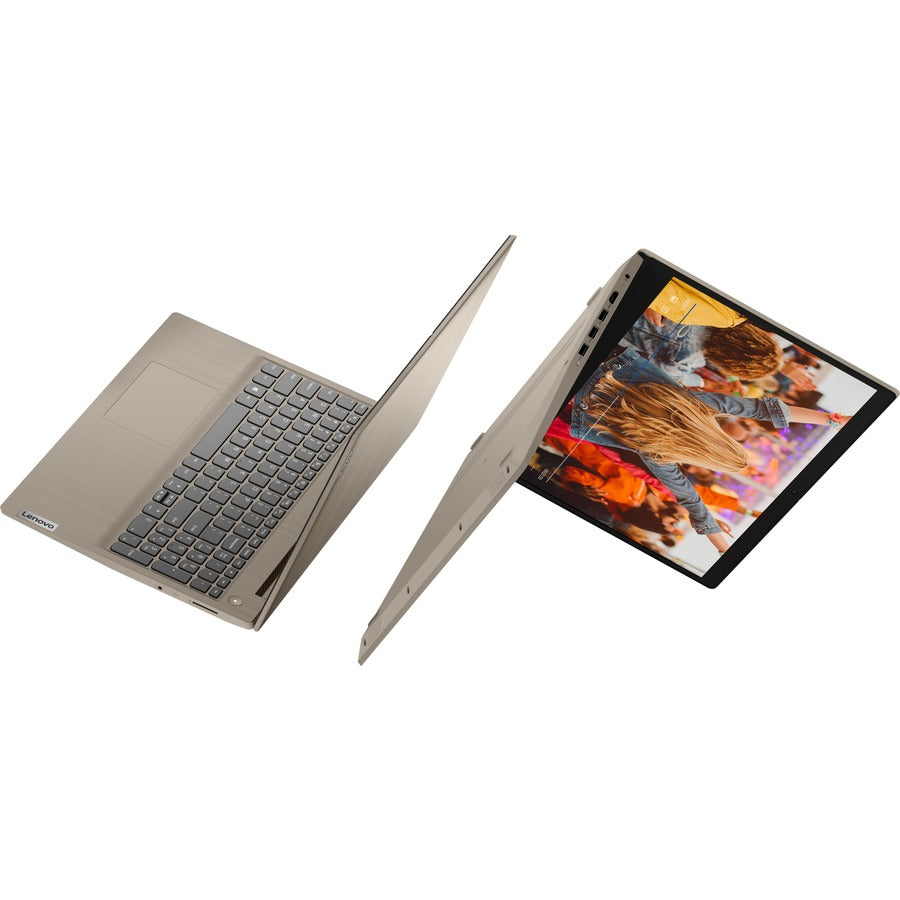 Lenovo-IMSourcing IdeaPad 3 15ITL05 81X800ECUS 15.6 Touchscreen Notebook - HD - Intel Core i3 11th Gen i3-1115G4 - 8 GB - 256 GB SSD - English Keyboard - Almond"