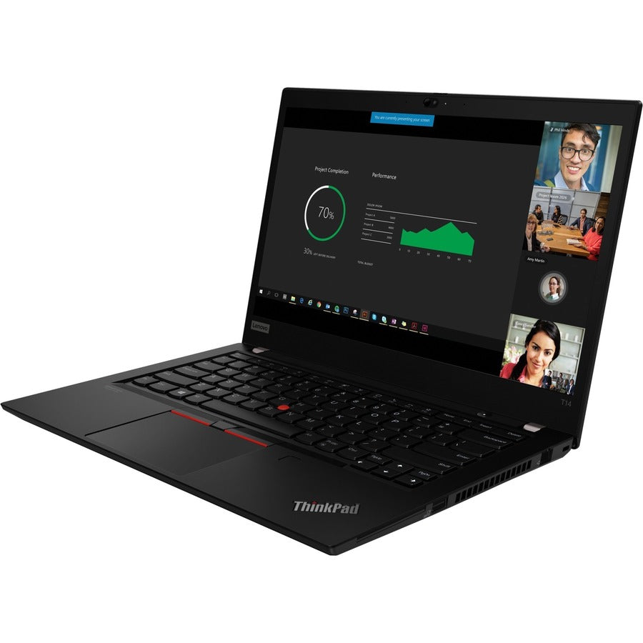 Lenovo-IMSourcing ThinkPad T14 Gen 1 20S0004RUS 14 Notebook - Full HD - Intel Core i7 10th Gen i7-10610U - vPro Technology - 16 GB - 512 GB SSD - Black"
