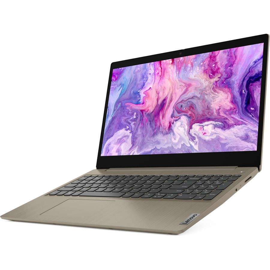Lenovo-IMSourcing IdeaPad 3 15ITL05 81X800ECUS 15.6 Touchscreen Notebook - HD - Intel Core i3 11th Gen i3-1115G4 - 8 GB - 256 GB SSD - English Keyboard - Almond"