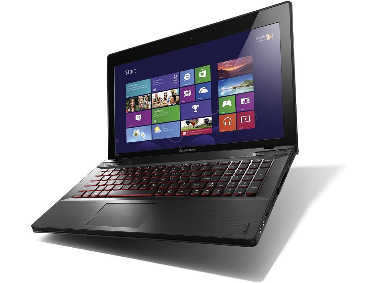Lenovo Ideapad Y510P 15.6" Fhd Gaming Laptop ( Intel Core I7-4700M 2.4Ghz, 16Gb Ram, 1Tb Ssd, Dual