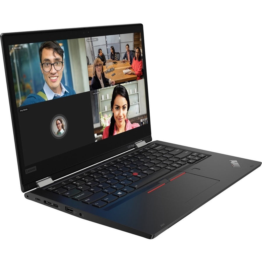 Lenovo ThinkPad L13 Yoga Gen 2 20VK0055US 13.3 Touchscreen Convertible 2 in 1 Notebook - Full HD - Intel Core i5 11th Gen i5-1135G7 - 8 GB - 256 GB SSD - English Keyboard - Black"