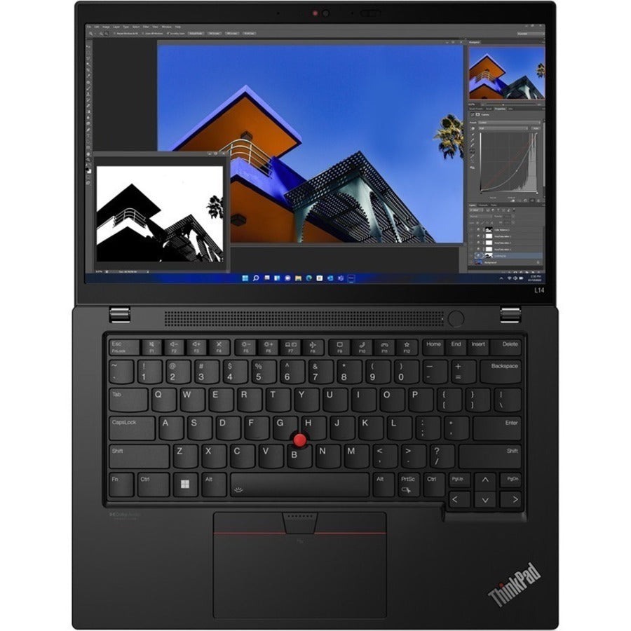 Lenovo ThinkPad L14 Gen 3 21C1004NUS 14 Notebook - Full HD - Intel Core i7 12th Gen i7-1260P - 16 GB - 512 GB SSD - English Keyboard - Thunder Black"