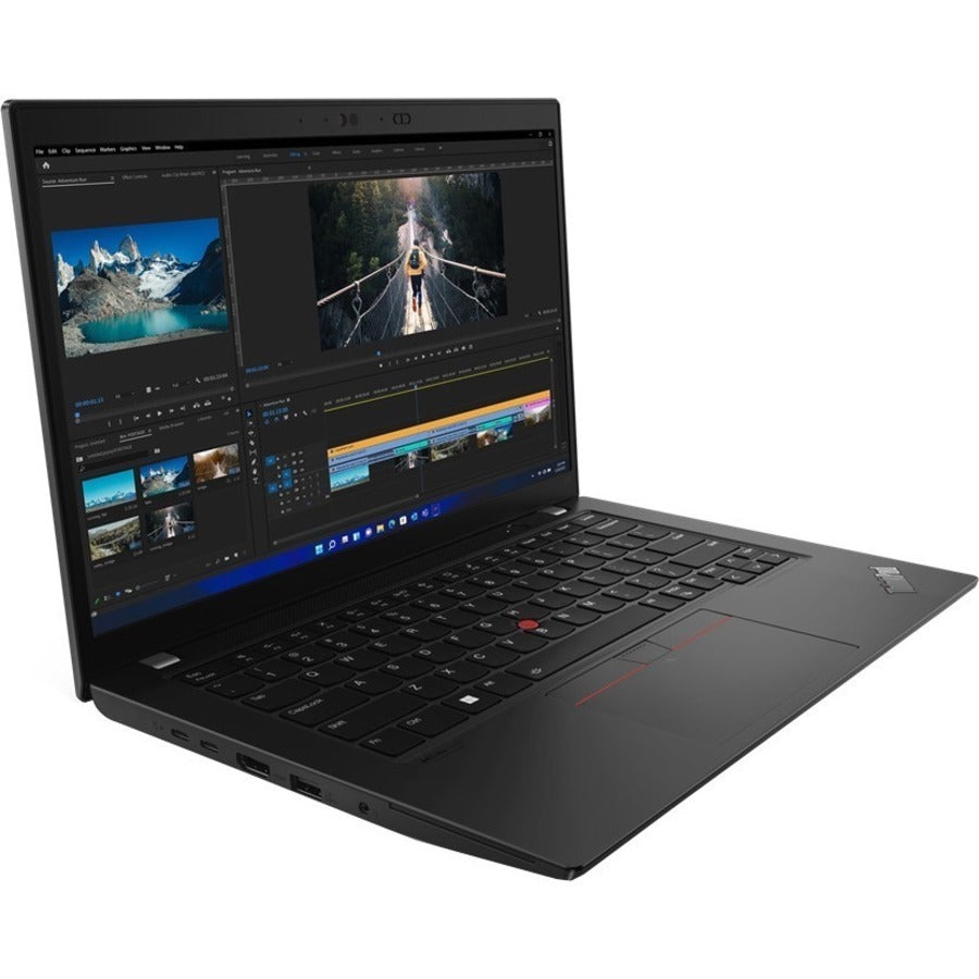 Lenovo ThinkPad L14 Gen 3 21C1004NUS 14 Notebook - Full HD - Intel Core i7 12th Gen i7-1260P - 16 GB - 512 GB SSD - English Keyboard - Thunder Black"