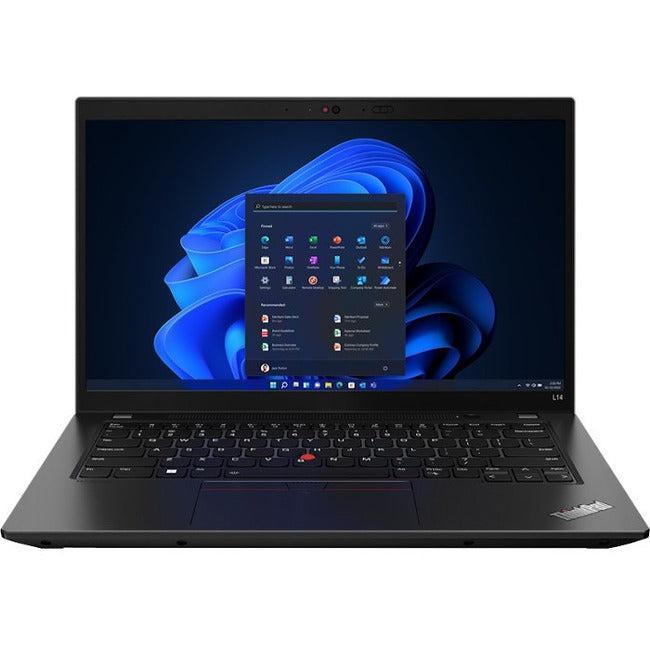 Lenovo Thinkpad L14 Gen 3 21C50015Us 14" Notebook - Full Hd - 1920 X 1080 - Amd Ryzen 5 Pro 5675U Hexa-Core (6 Core) 2.30 Ghz - 8 Gb Total Ram - 256 Gb Ssd - Thunder Black