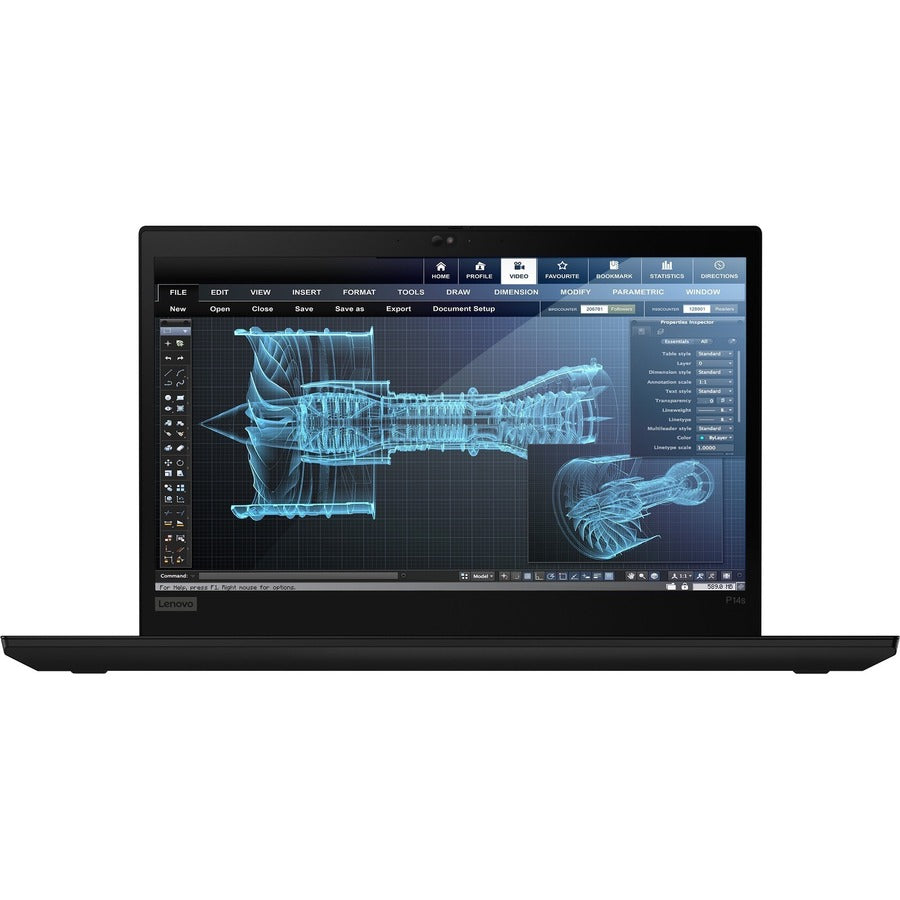 Lenovo ThinkPad P14s Gen 2 20VX00FSUS 14 Mobile Workstation - Full HD - 1920 x 1080 - Intel Core i7 11th Gen i7-1185G7 Quad-core (4 Core) 3GHz - 16GB Total RAM - 512GB SSD - no ethernet port - not compatible with mechanical docking stations"