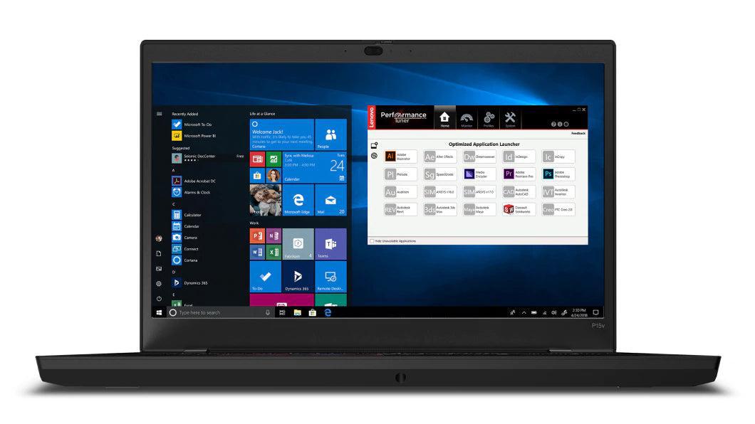 Lenovo Thinkpad P15V Mobile Workstation 39.6 Cm (15.6") Full Hd Intel® Core™ I7 32 Gb Ddr4-Sdram 1000 Gb Ssd Nvidia® Quadro® P620 Wi-Fi 6 (802.11Ax) Windows 10 Pro Black