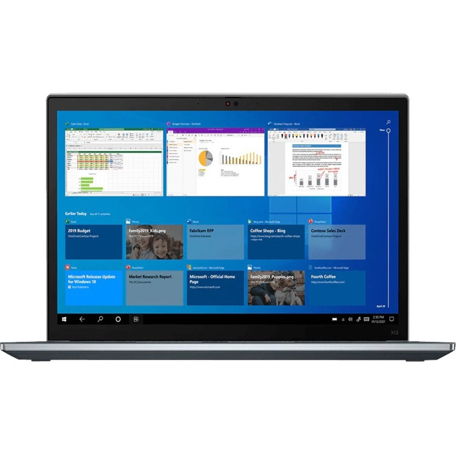 Lenovo ThinkPad X13 Gen 2 20WK005NUS 13.3 Touchscreen Notebook - WUXGA - Intel Core i7 11th Gen i7-1165G7 - 16 GB - 512 GB SSD - English (US) Keyboard - Storm Gray"