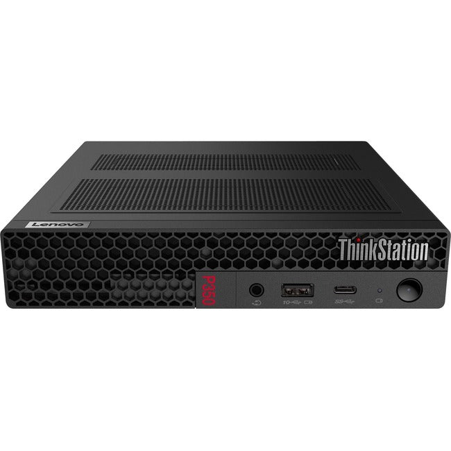 Lenovo ThinkStation P350 30EF003HUS Workstation - 1 x Intel Core i7 11th Gen i7-11700T - 16 GB - 512 GB SSD - Tiny - Black