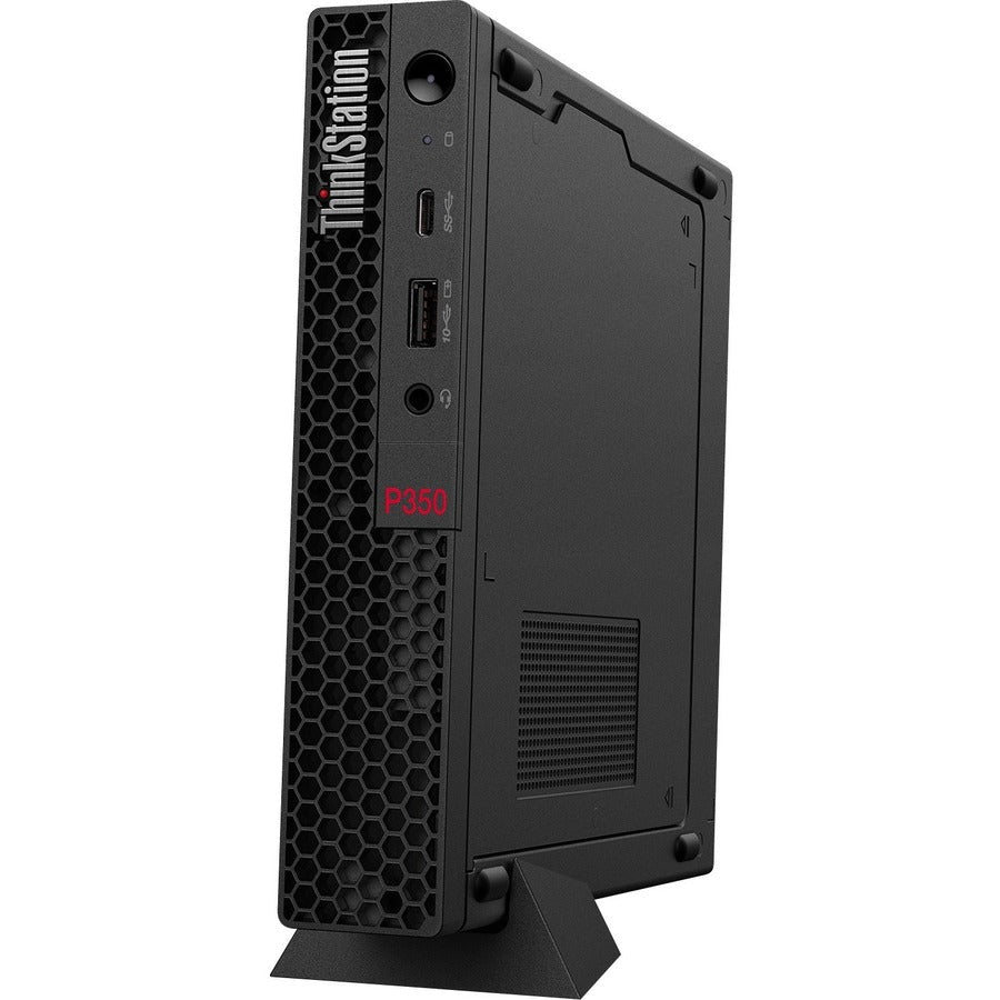 Lenovo ThinkStation P350 30EF004VUS Workstation - 1 x Intel Core i7 11th Gen i7-11700T - 32 GB - 1 TB SSD - Tiny - Black