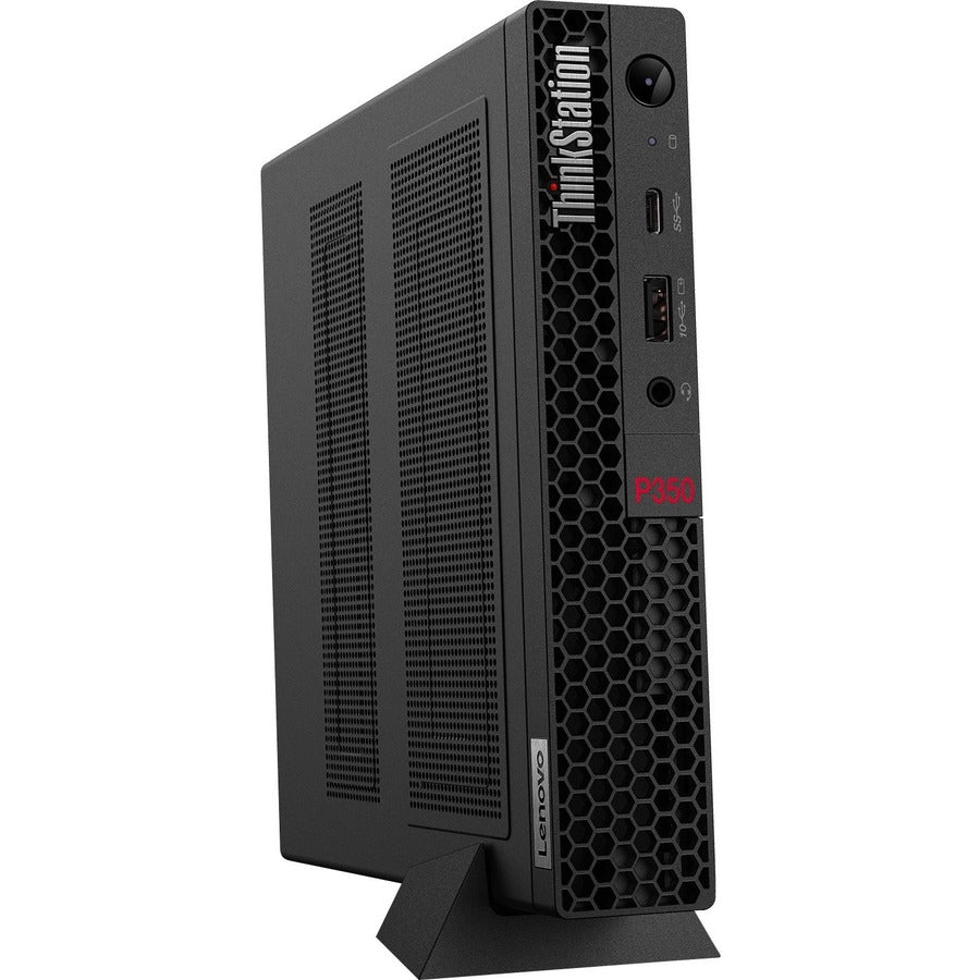 Lenovo ThinkStation P350 30EF0050US Workstation - 1 x Intel Core i9 11th Gen i9-11900T - 16 GB - 512 GB SSD - Tiny - Black