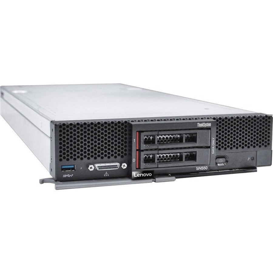 Lenovo ThinkSystem SN550 7X16A07BNA Blade Server - 1 x Intel Xeon Silver 4208 2.10 GHz - 32 GB RAM - Serial ATA/600, Serial Attached SCSI (SAS) Controller 7X16A07ENA