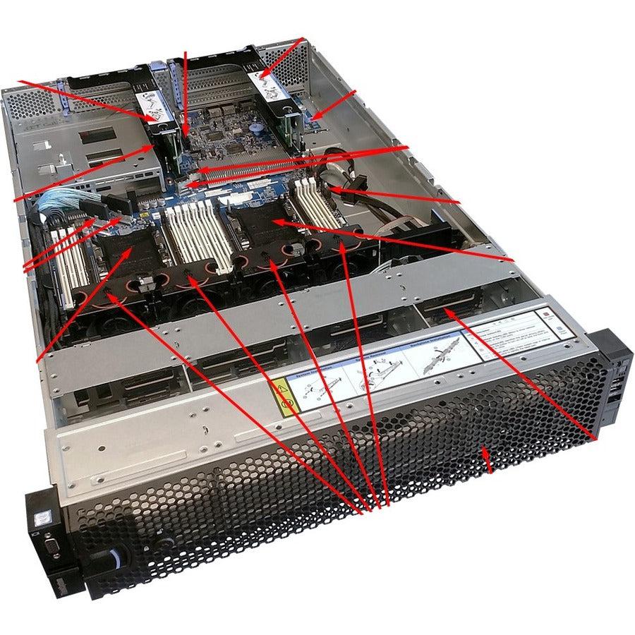 Lenovo ThinkSystem SR590 7X99A09DNA 2U Rack Server - Intel Xeon - 16 GB RAM - 12Gb/s SAS, Serial ATA/600 Controller