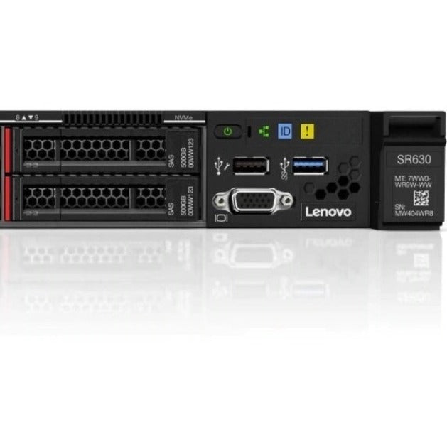 Lenovo ThinkSystem SR630 7X02A0GYNA 1U Rack Server - 1 x Intel Xeon Silver 4216 2.10 GHz - 32 GB RAM - Serial ATA/600 Controller