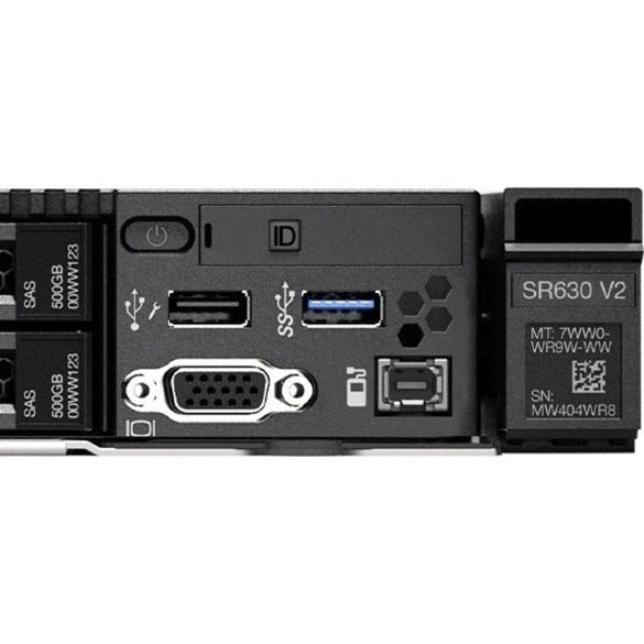 Lenovo ThinkSystem SR630 V2 1U Rack Server - Intel Xeon Silver 4314 2.40GHz, 32GB RAM, SATA/600 & 12Gb/s SAS Controller