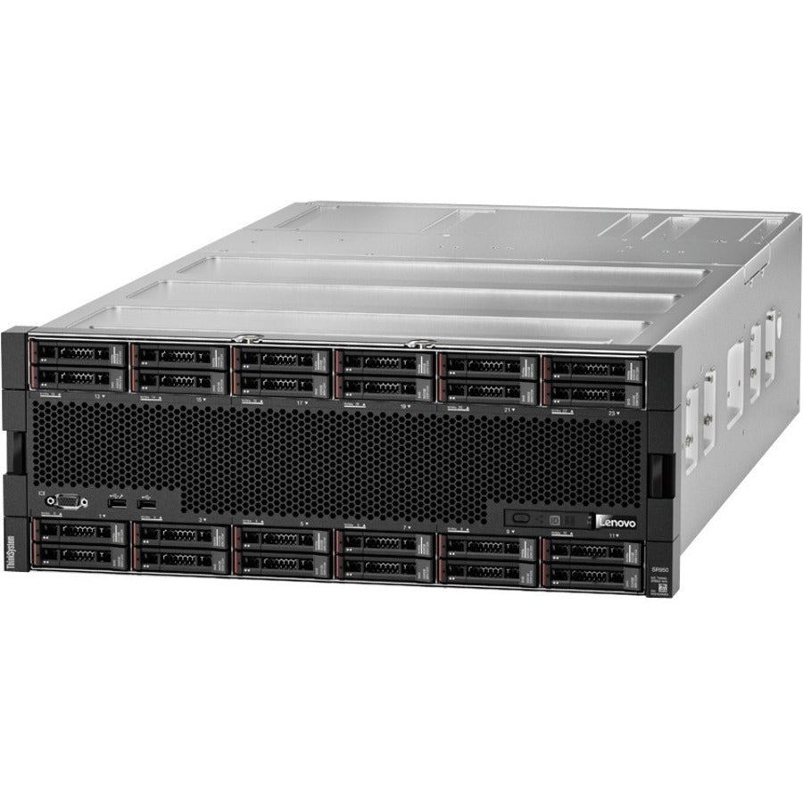 Lenovo ThinkSystem SR950 7X12A02RNA 4U Rack Server - 4 x Intel Xeon Platinum 8253 2.20 GHz - 128 GB RAM - 12Gb/s SAS, Serial ATA/600 Controller