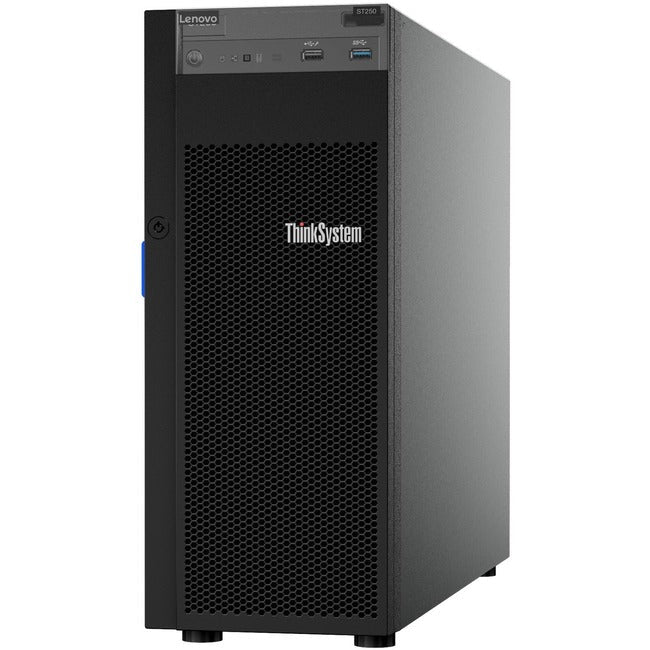 Lenovo Thinksystem St250 7Y46A01Lna 4U Tower Server - 1 X Intel Xeon E-2186G 3.80 Ghz - 16 Gb Ram - Serial Ata/600 Controller