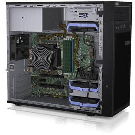 Lenovo ThinkSystem ST50 7Y48A02MNA 4U Tower Server - 1 x Intel Xeon E-2224G 3.50 GHz - 8 GB RAM - Serial ATA/600 Controller