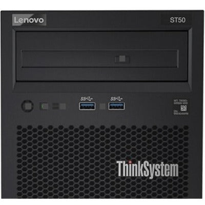 Lenovo ThinkSystem ST50 7Y48A04MNA 4U Tower Server - 1 x Intel Celeron G4900 3.10 GHz - 8 GB RAM - Serial ATA/600 Controller